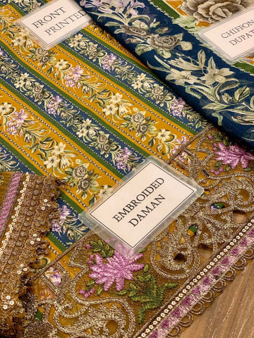 Maria B Emb Lawn 3Pc