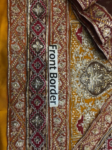 Adan Libas chiffon 3pc (Yellow)