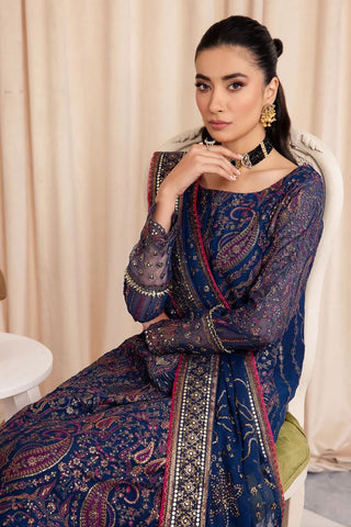 IZNIK Organza 3PC (Blue)