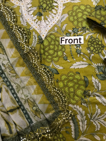 Maria B Emb Lawn 3Pc