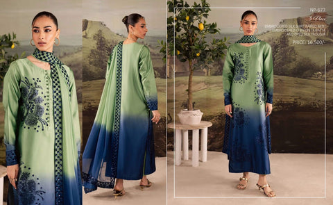 Nureh Shamoz Silk 3PC