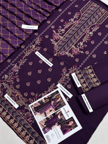 Asim jofa emb 3Pc (purple)