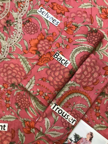 Maria B Emb Lawn 3Pc