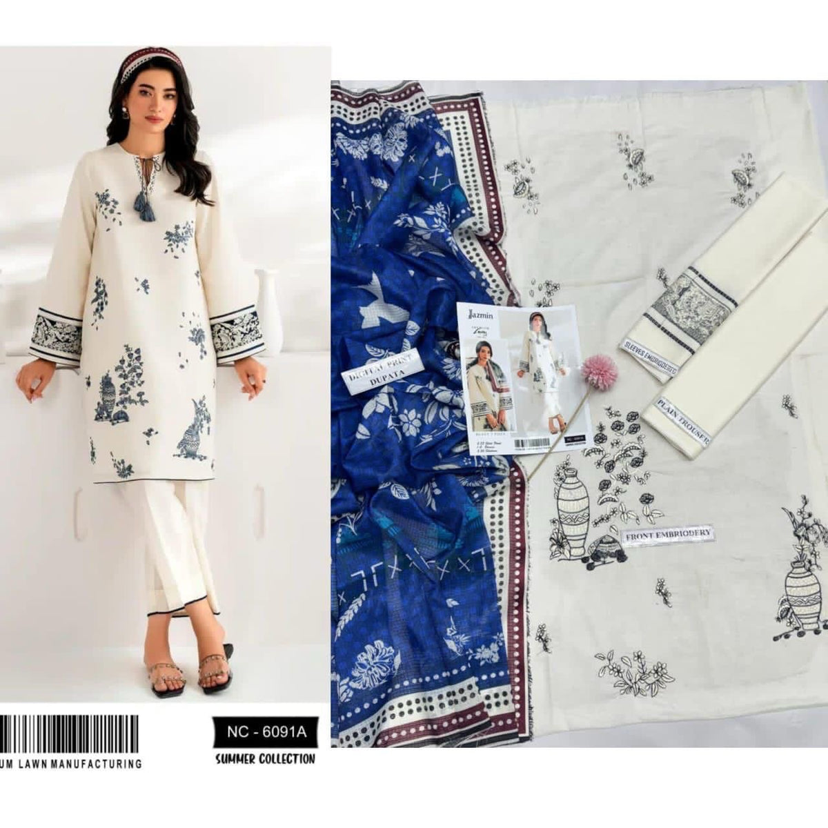 Binsaeed lawn 3Pc