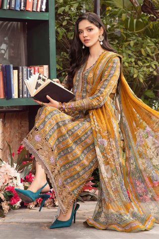 Maria B Emb Lawn 3Pc