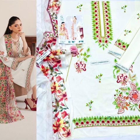 Maria B lawn 3Pc