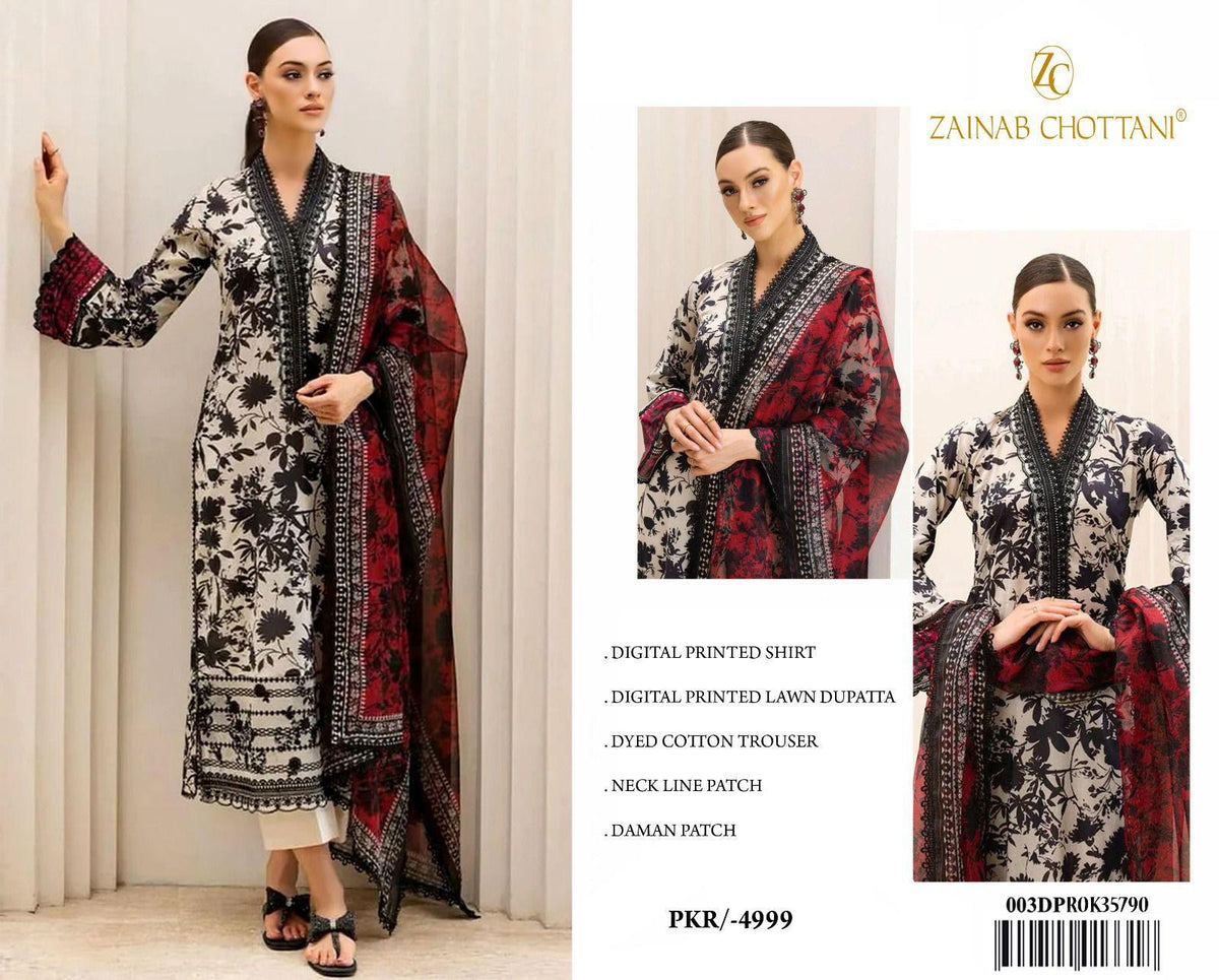 Zainab Chottani LAWN 3Pcs