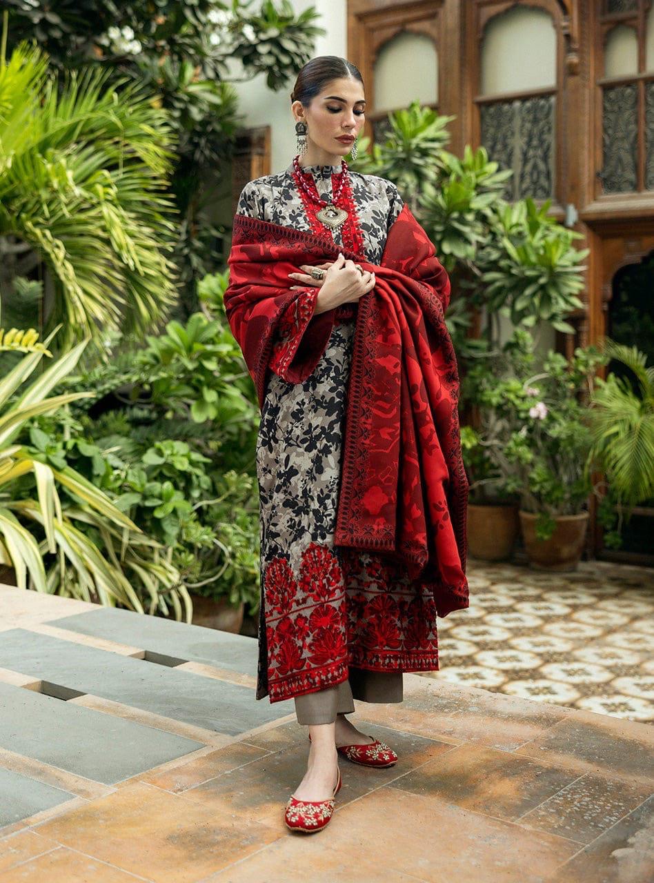 Zainab Chottani Emb Lawn 3Pc