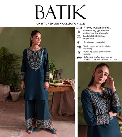Batik Emb Lawn 2Pc