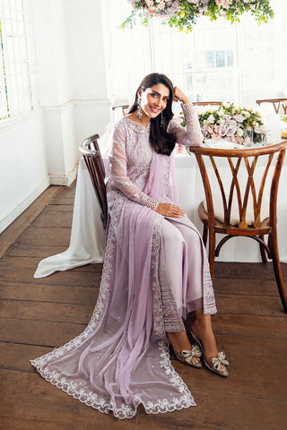 Maria B chiffon 3Pc (pink)
