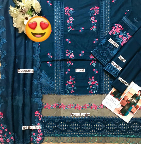Azure Luxury Lawn