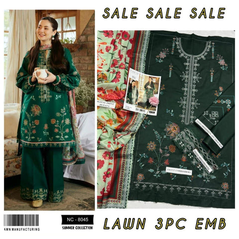 Zara shahjahan lawn 3Pc