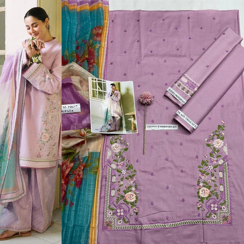 Crimson lawn 3Pc