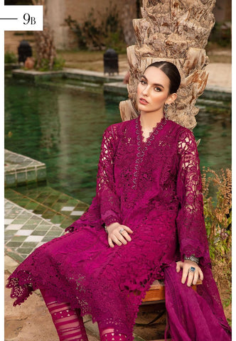 Maria B Emb Lawn 3Pc