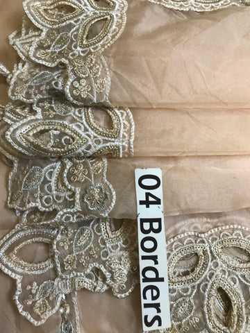 Maria B Organza 3PC (Beige)