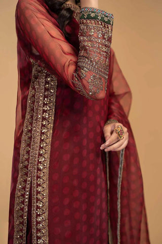 Maria B Organz 3Pc (Maroon)