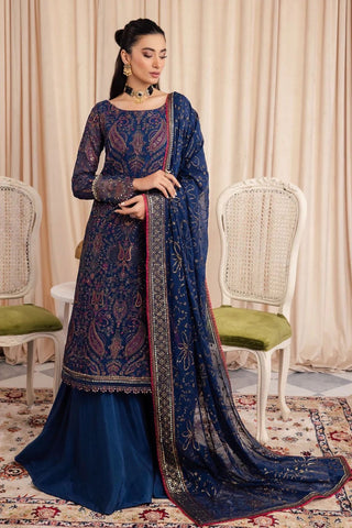 IZNIK Organza 3PC (Blue)