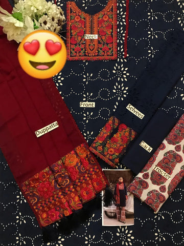 Crimson Luxury Lawn