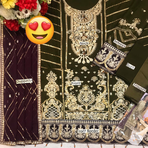 Adan Libas chiffon 3pc