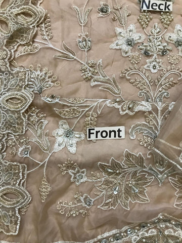 Maria B Organza 3PC (Beige)
