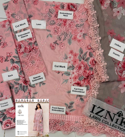 Iznik Lawn Embroidered
