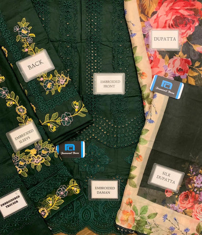 Saira Rizwan Emb Lawn 3Pc