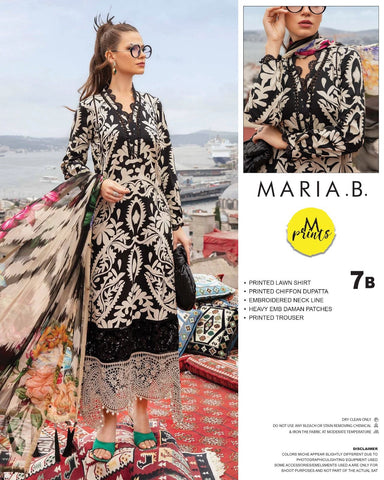 MARIA B LAWN 3Pcs