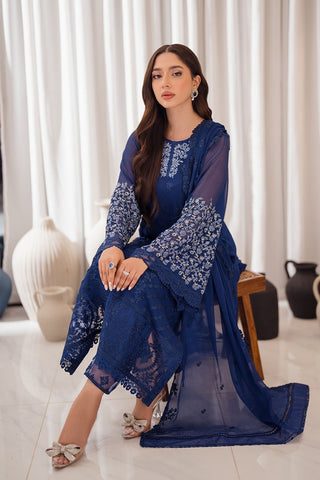 Azure Chiffon 3PC (Blue)