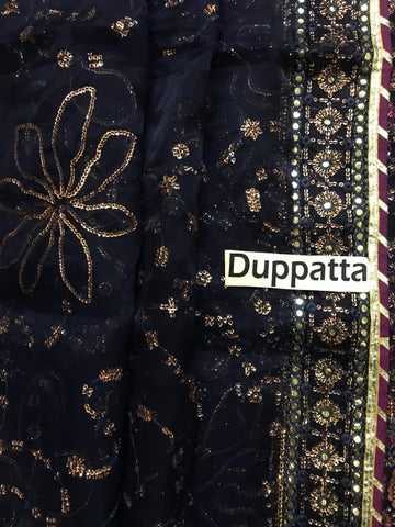IZNIK Organza 3PC (Blue)