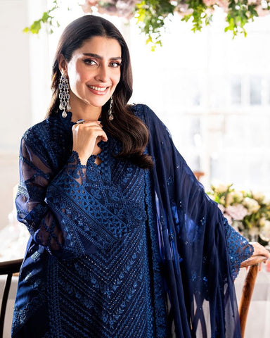 Azure chiffon 3pc (Blue)