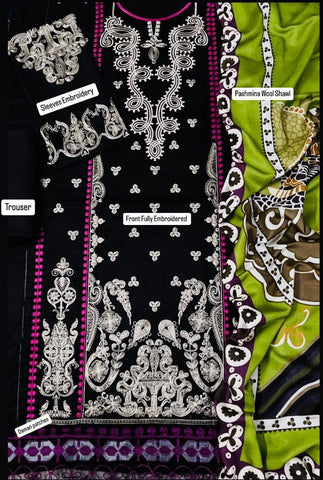 ZARA SHAHJAHAN Embroidered