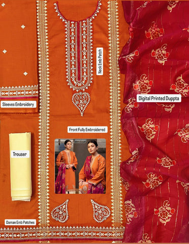 Zara ShahJahan Lawn 3PCS