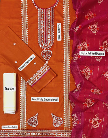 Zara ShahJahan Lawn 3PCS
