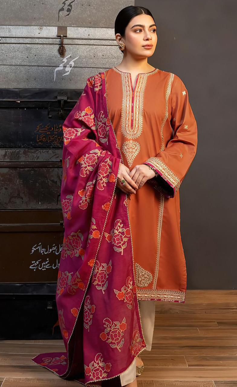 Zara ShahJahan Lawn 3PCS
