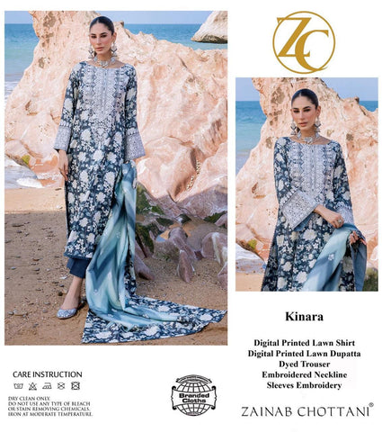 Zainab Chotthani Lawn 3PCS