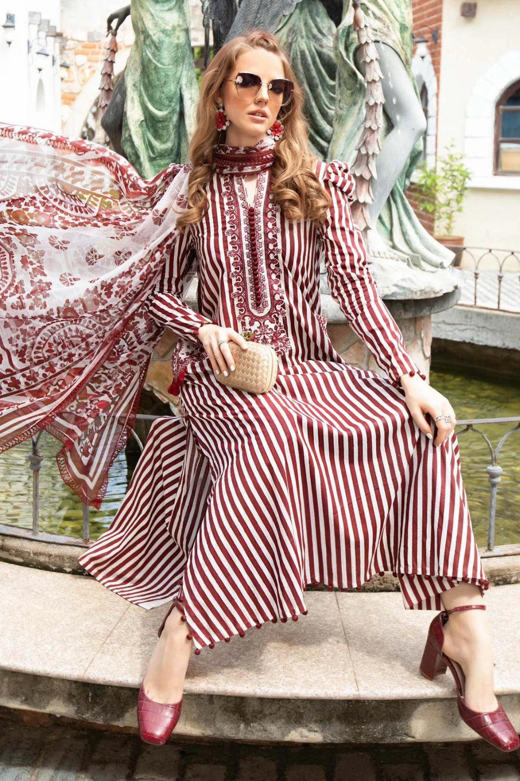 Maria B Lawn Embroidered