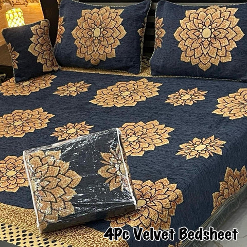 Velvet Jaquard Bedsheets
