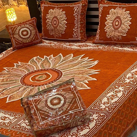 Velvet Jaquard Bedsheets
