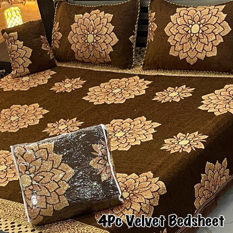 Velvet Jaquard Bedsheets