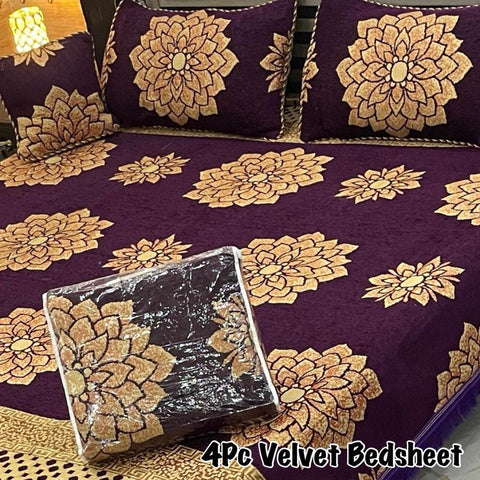 Velvet Jaquard Bedsheets