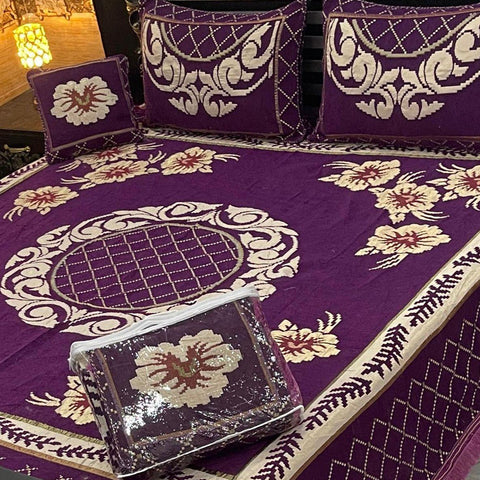 Velvet Jaquard Bedsheets