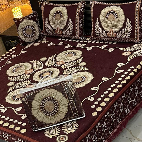 Velvet Jaquard Bedsheets