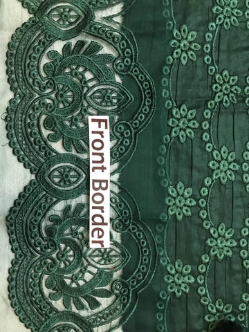 Saira Shakira Luxury Lawn-Green Replica