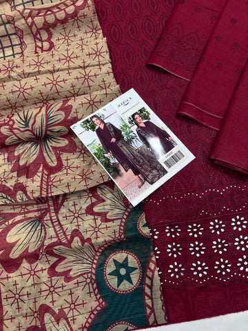 MARIA B EMB LAWN 3Pcs
