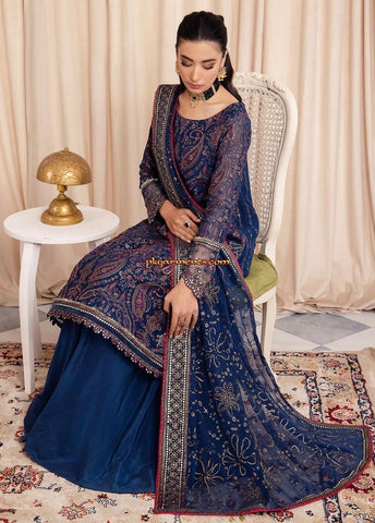 IZNIK Organza 3PC (Blue)