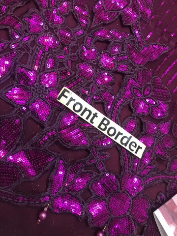 Baroque Organza 3PC (purple)