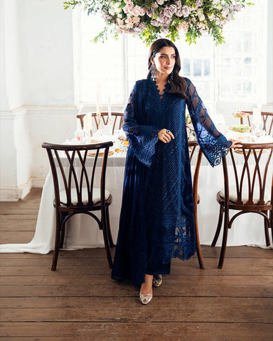 Azure chiffon 3pc (Blue)