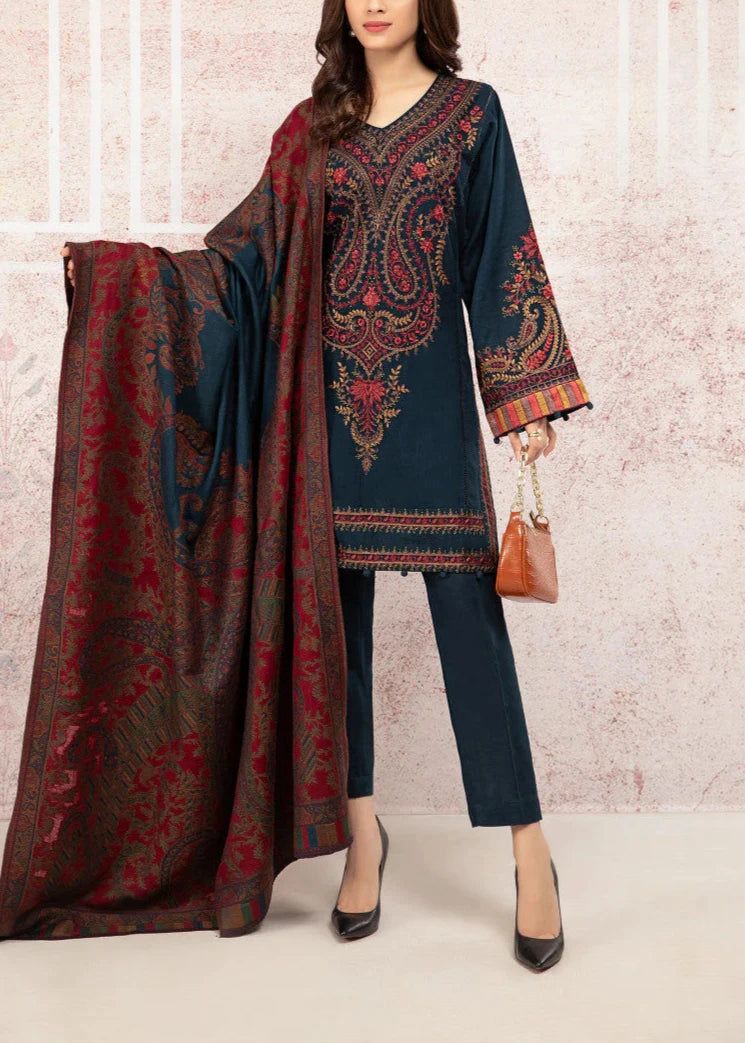 Maria B khaddar 3pc