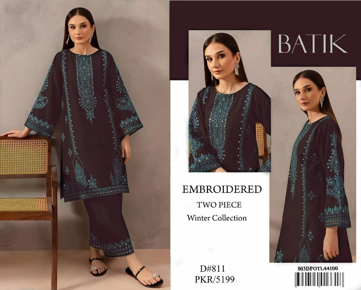 Batik Embroidered 2pc