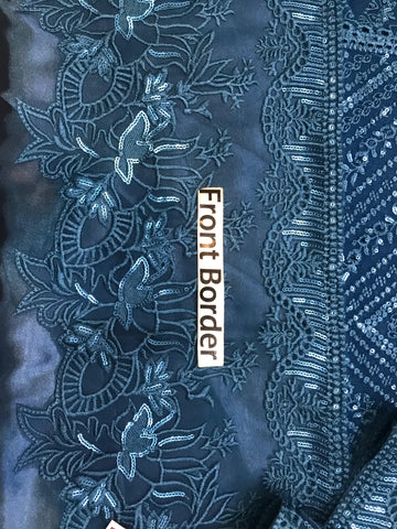 Azure chiffon 3pc (Blue)